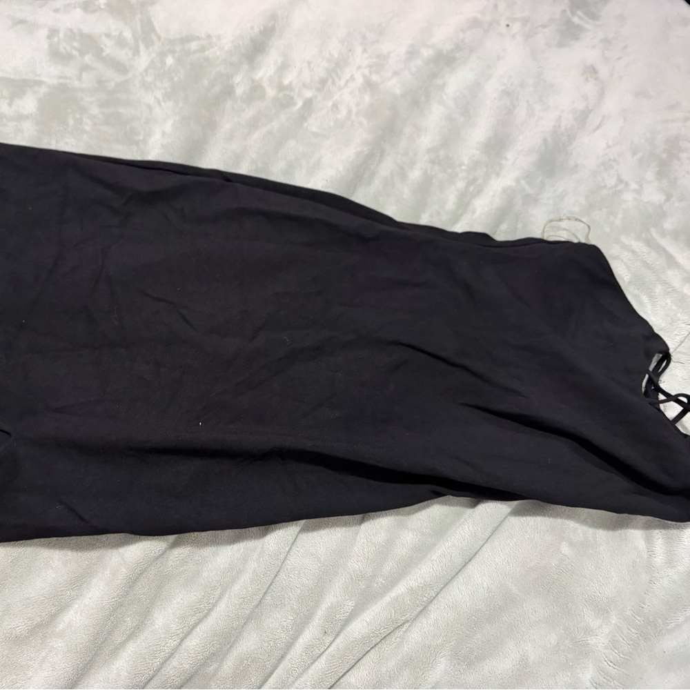 Black mini dress